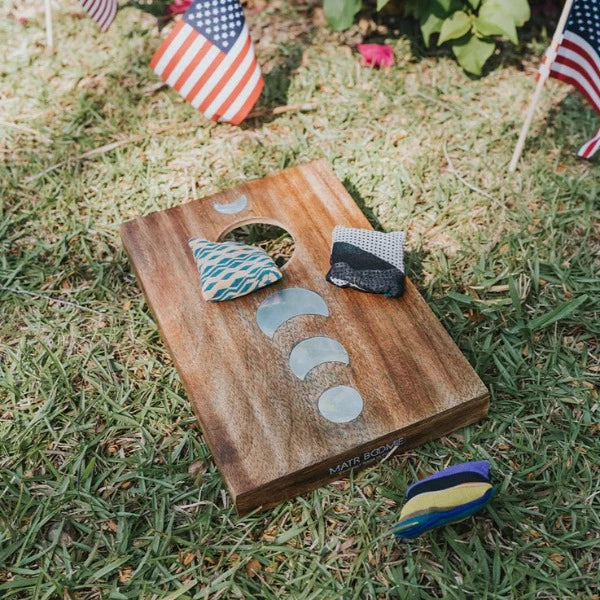 Moon Phase Cornhole Table Game