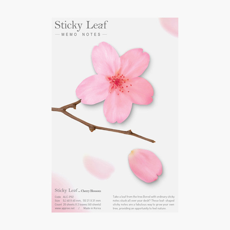 Cherry Blossom Paper Sticker Memo Notes