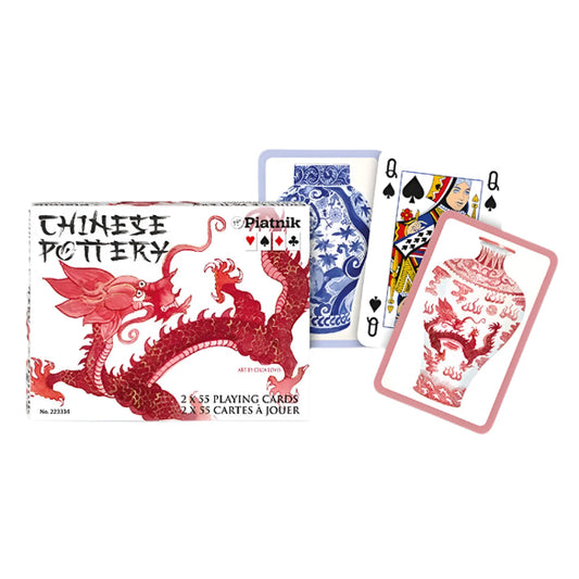 Chinese Pottery Playing Cards