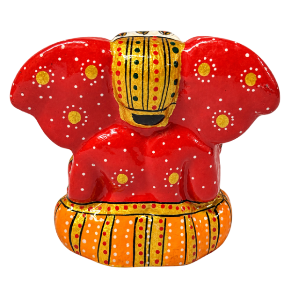 Ganesh Painted Metal