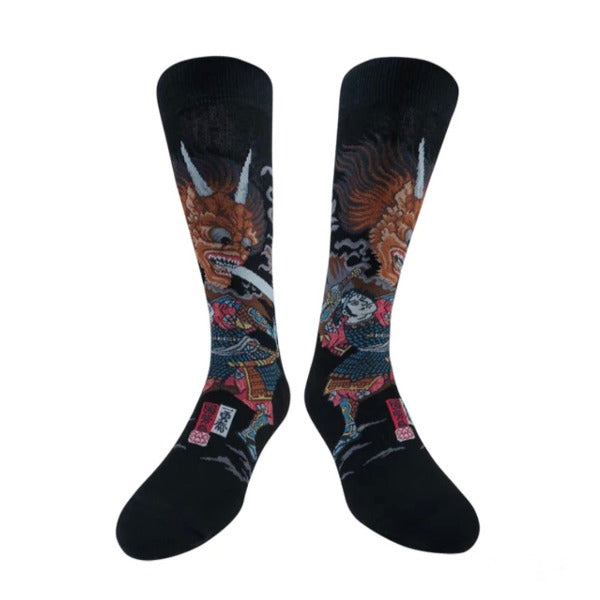 Raiko Severing the Head of the Shuten-doji Socks