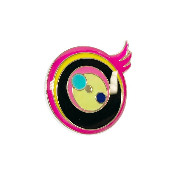 Takashi Murakami Googly Eye Brass Pin