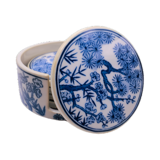 Blue & White Porcelain Coasters