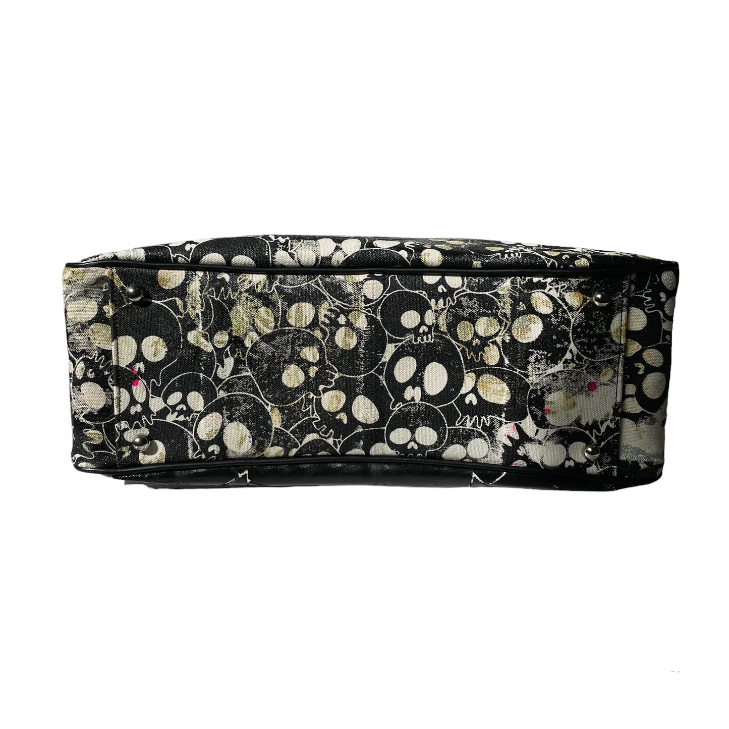 Takashi Murakami Tote Bag - Black Flower/Mr.DOB Face