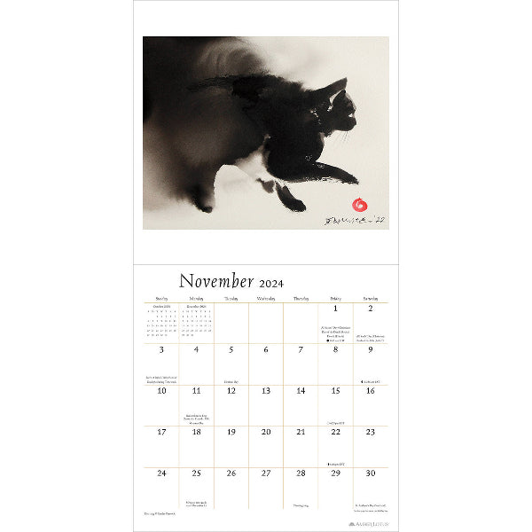 2024 Calendar: The Artful Cat
