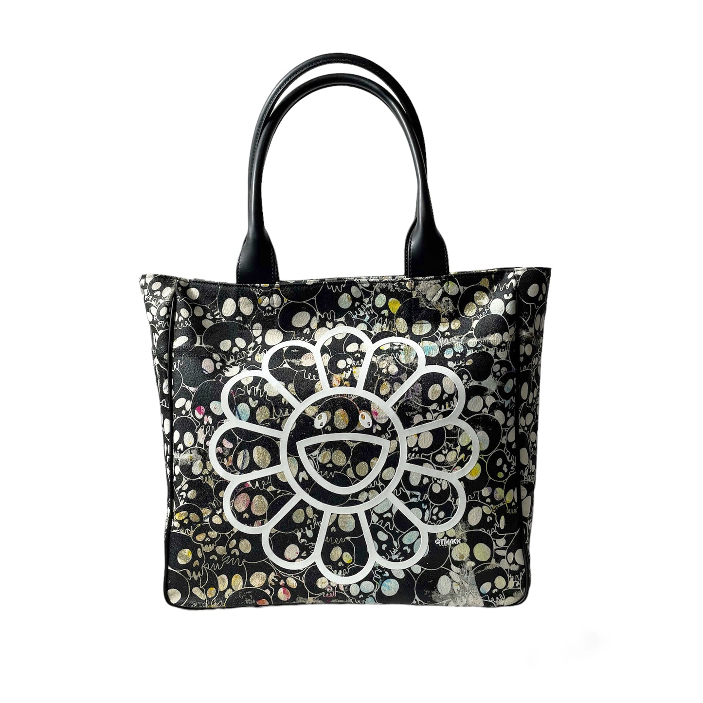 Takashi Murakami Tote Bag - White Flower/Mr.DOB Face