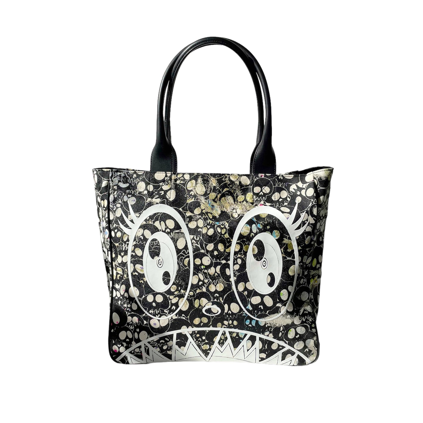 Takashi Murakami Tote Bag - White Flower/Mr.DOB Face