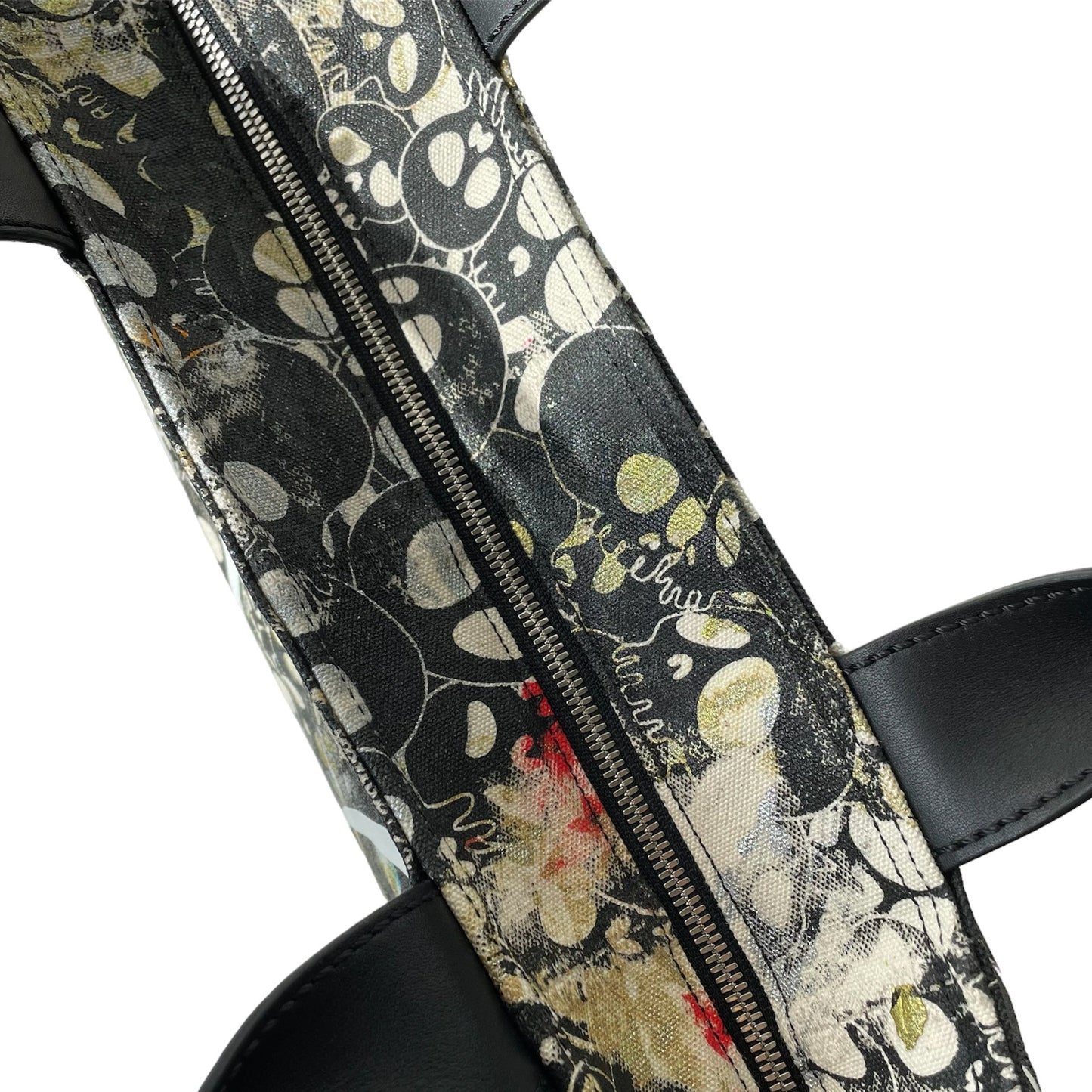 Takashi Murakami Tote Bag - White Flower/Mr.DOB Face