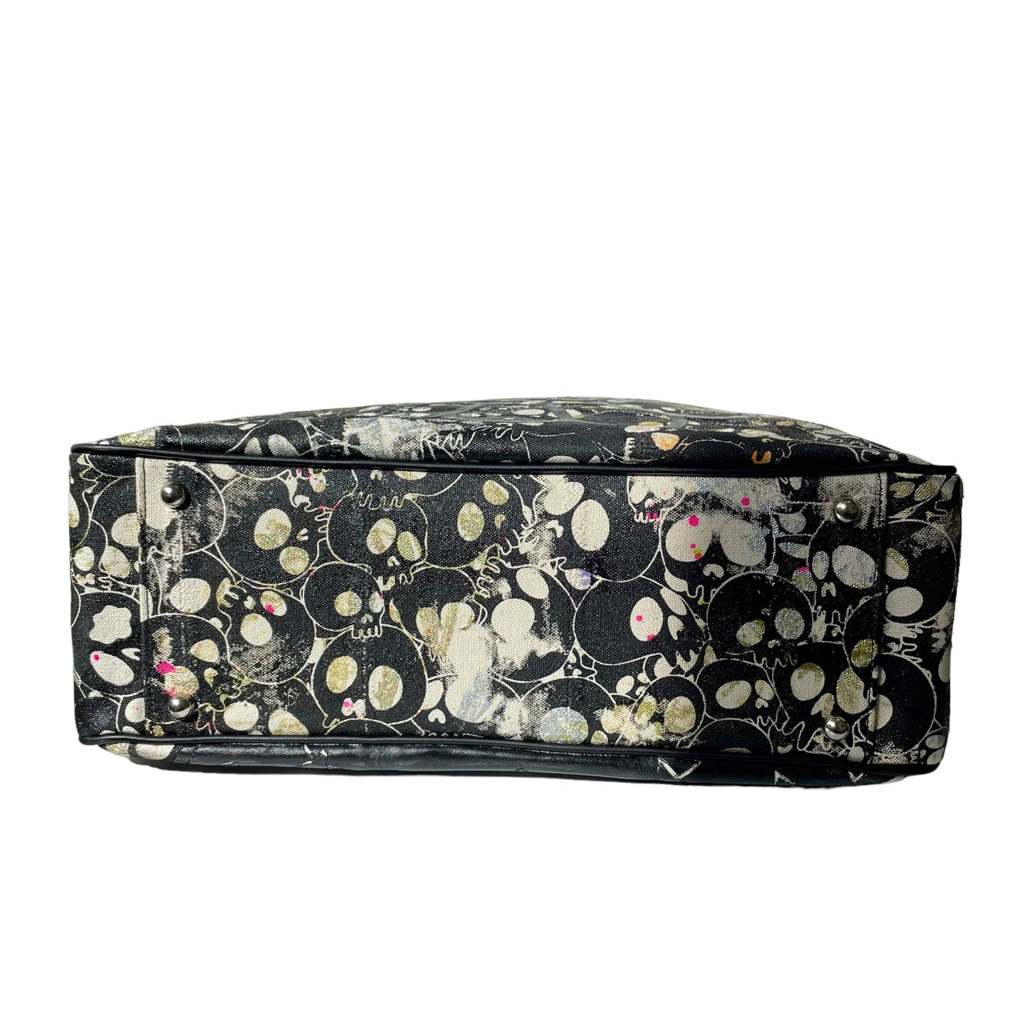 Takashi Murakami Tote Bag - Black Flower/Mr.DOB Face