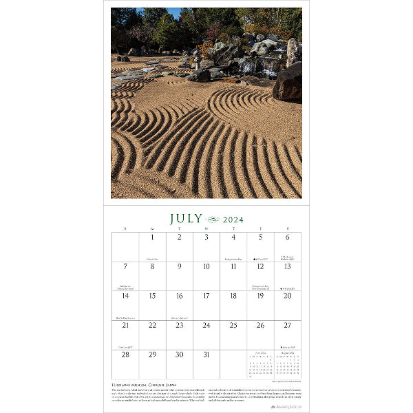 2024 Calendar: Gardens of the Spirit