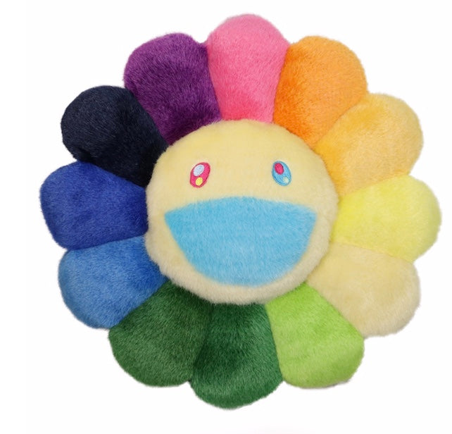 Extra Large Rainbow Flower Cushion