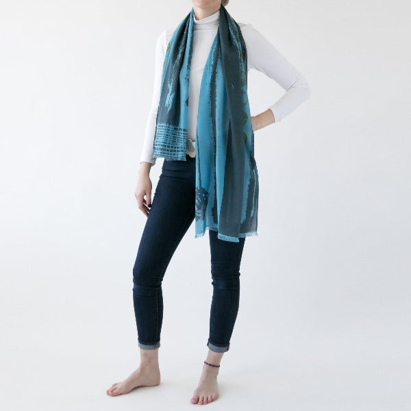Cosmos Merino Scarf