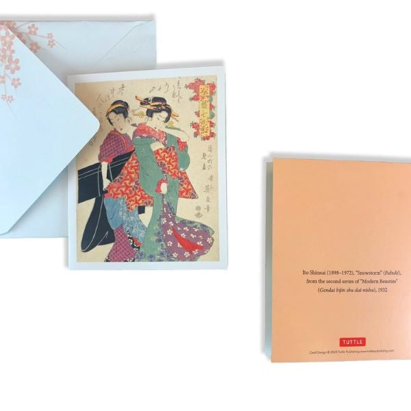 BEAUTIFUL WOMEN IN JAPANESE ART NOTE CARD