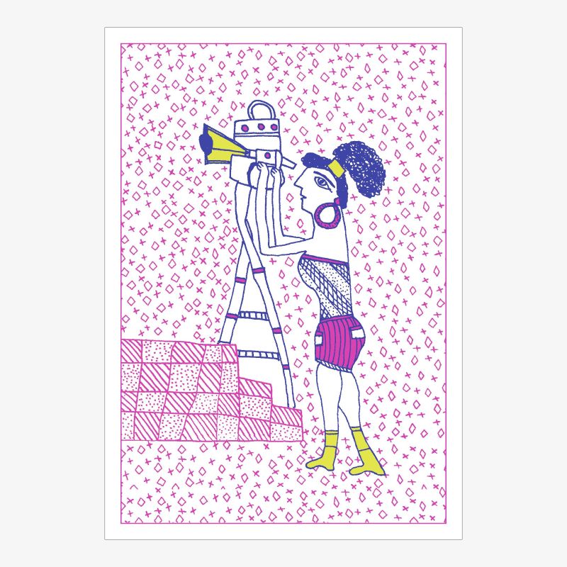 Active Women Handmade Notecards