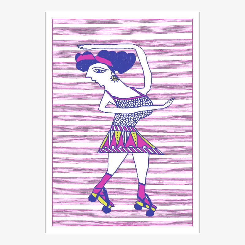 Active Women Handmade Notecards