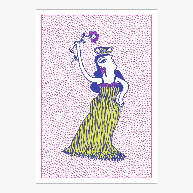 Active Women Handmade Notecards