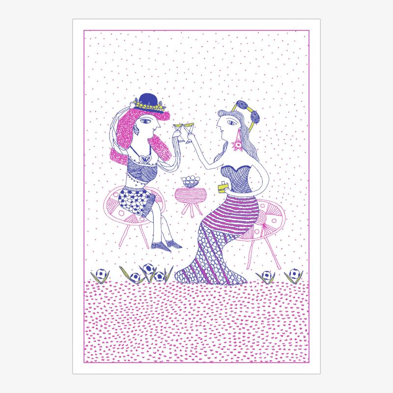 Active Women Handmade Notecards