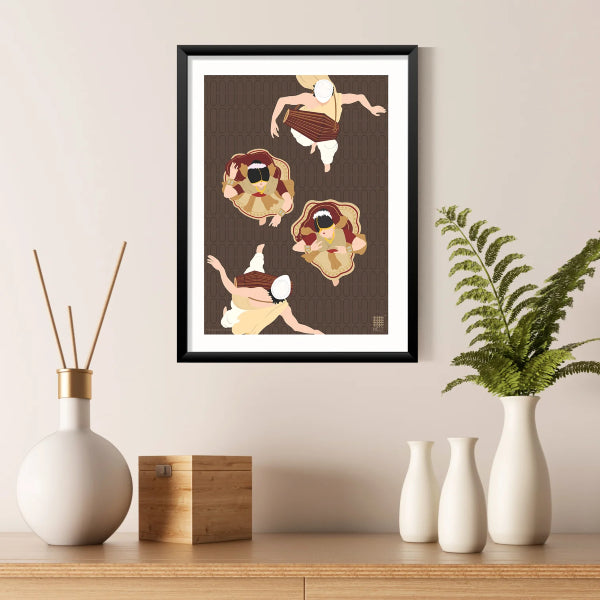 Sattriya Dance Art Print