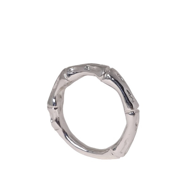 Bamboo Silver Ring