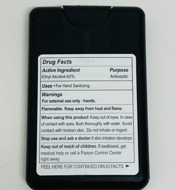 Card Shape Hand Sanitizer