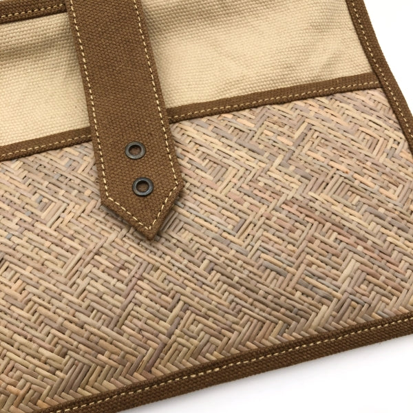 Handwoven Mixed Canvas Makeup Pouch