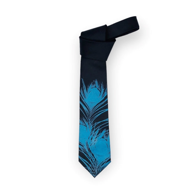 Peacock Feather Necktie