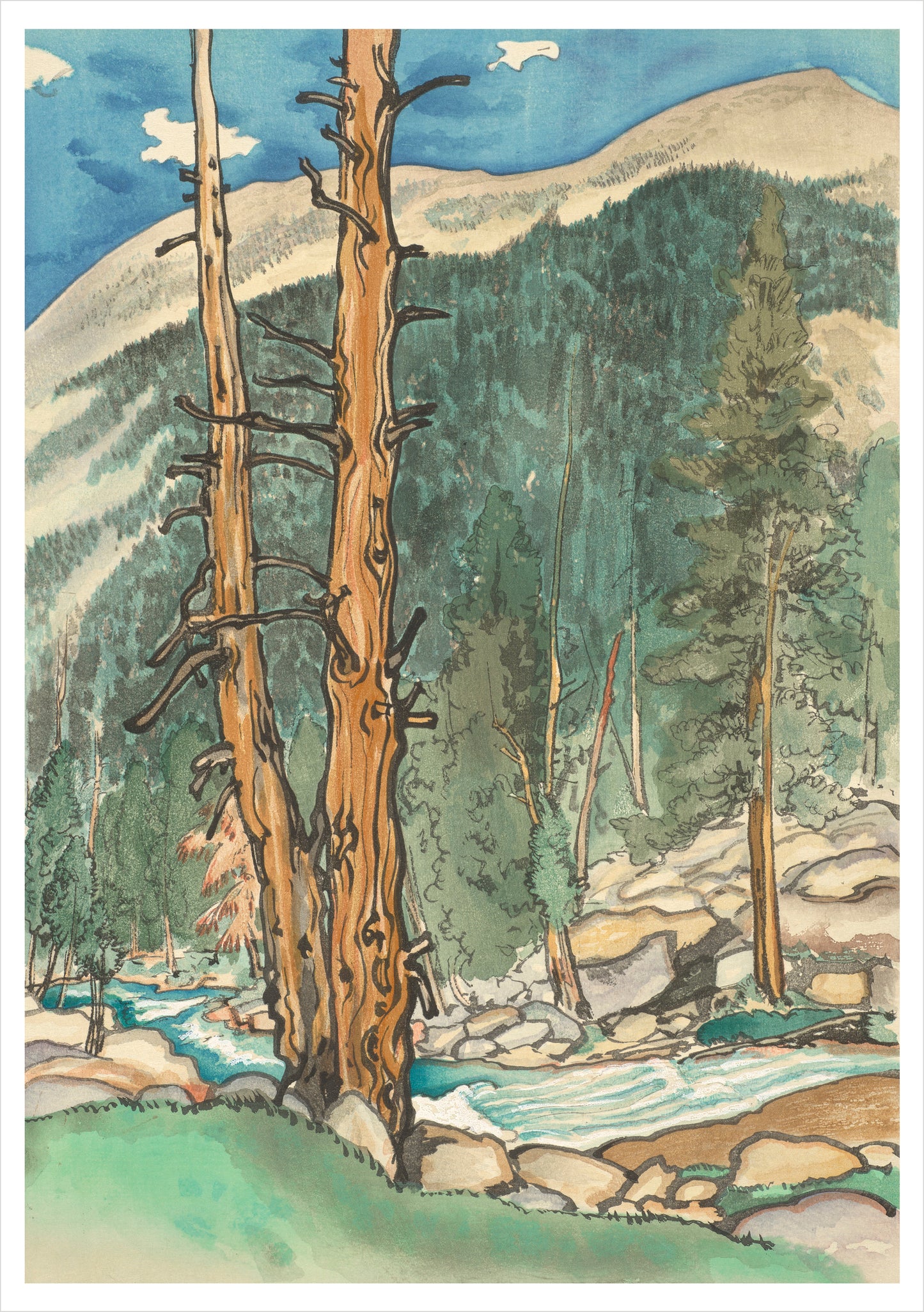 Obata's Yosemite Boxed Notecards