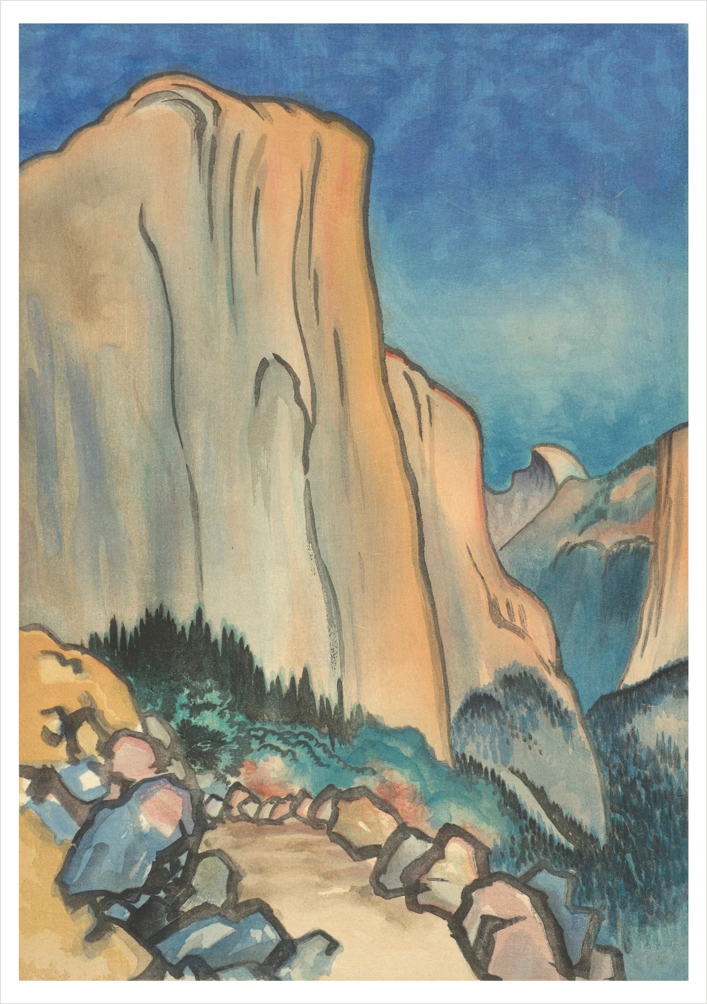 Obata's Yosemite Boxed Notecards