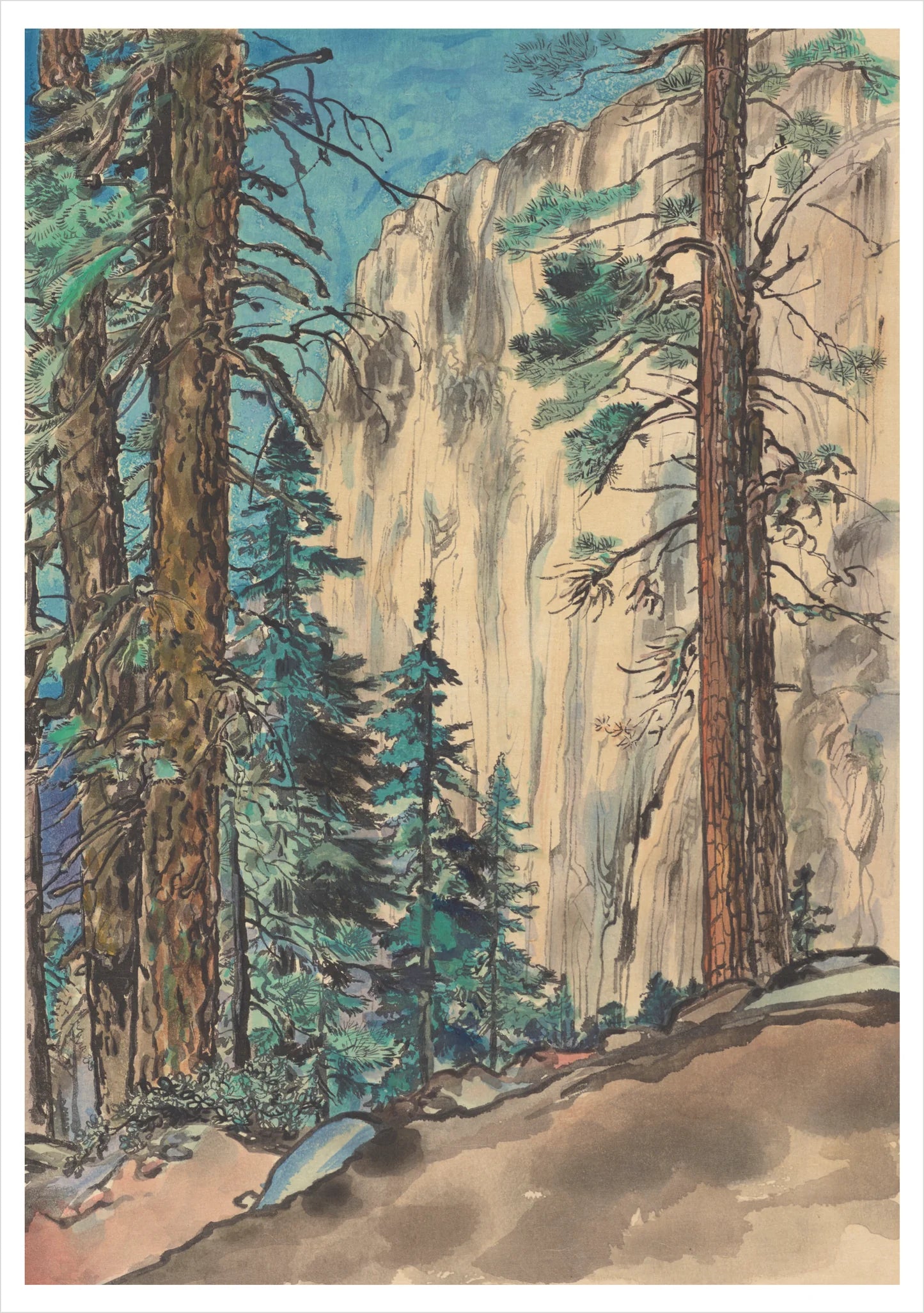 Obata's Yosemite Boxed Notecards