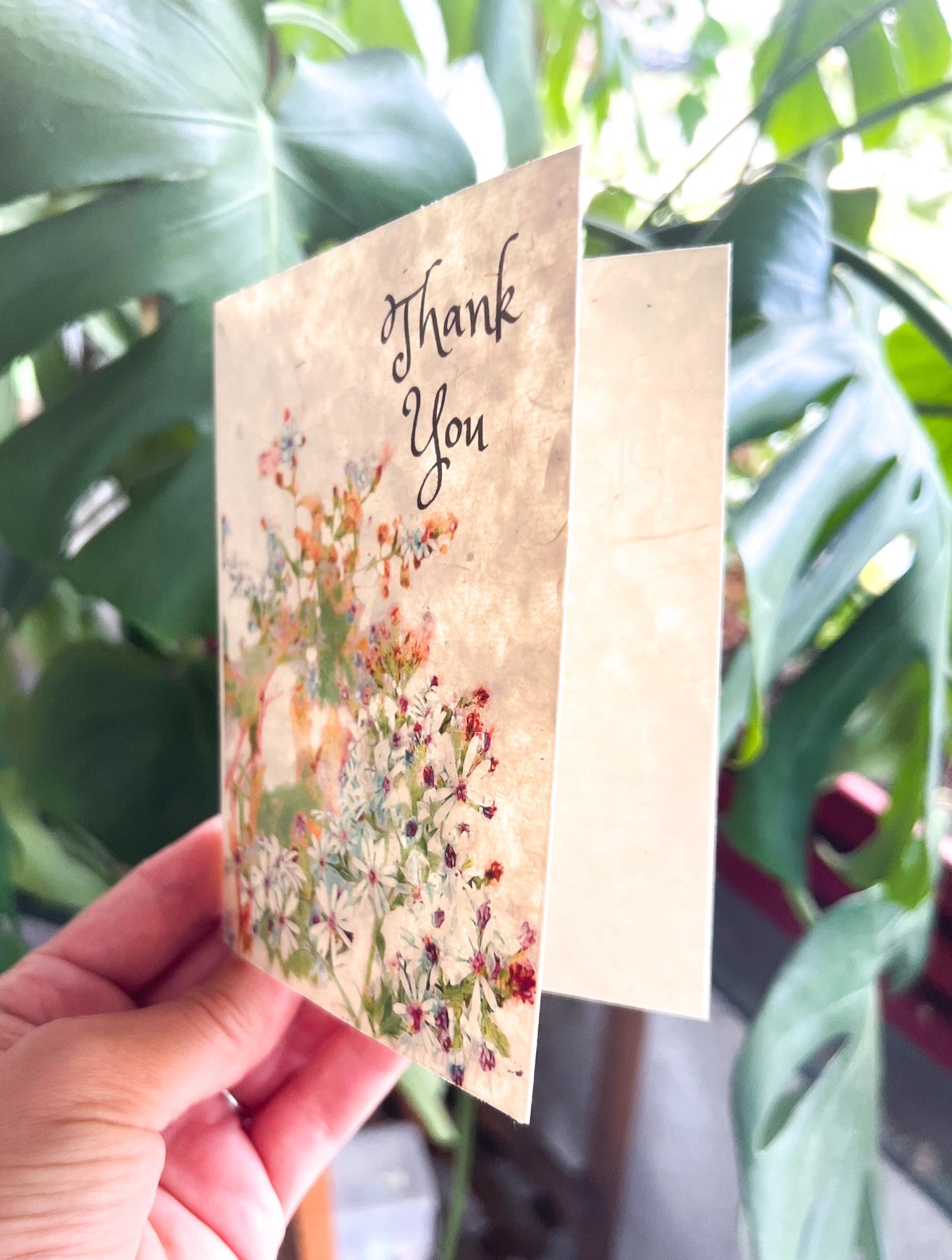Indigo Floral Plantable Seed Card