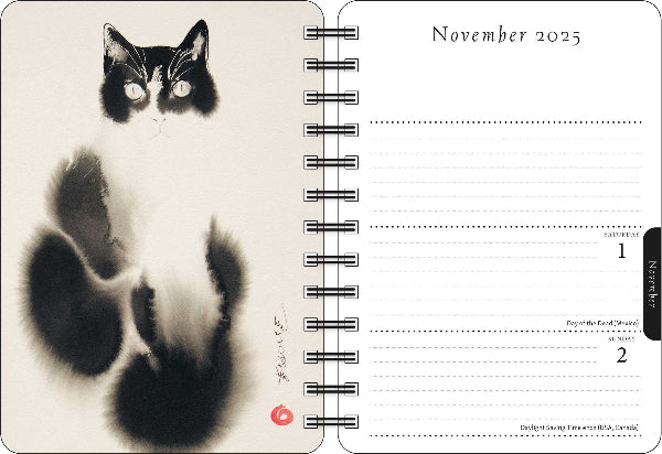 2025 Artful Cat Engagement Calendar