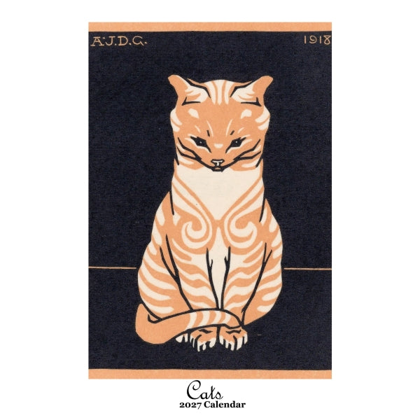 Cats Oversized Wall Calendar 2027