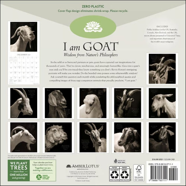 I am GOAT 2027 Wall Calendar
