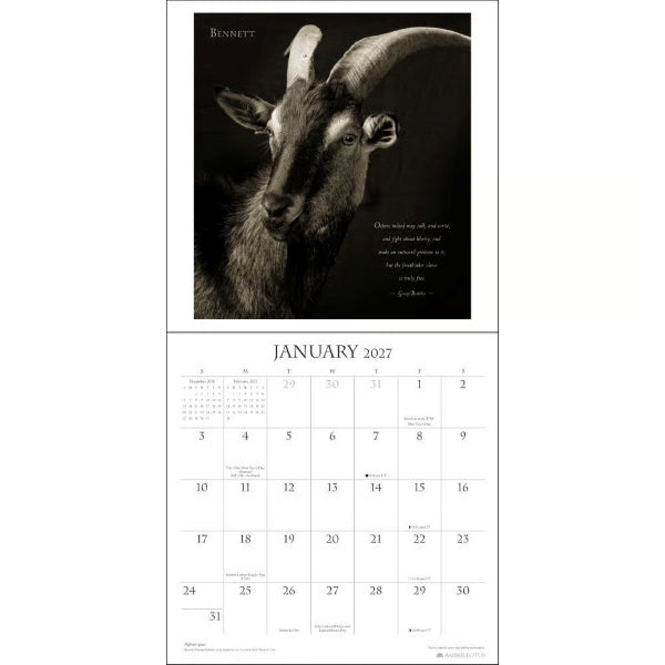 I am GOAT 2027 Wall Calendar