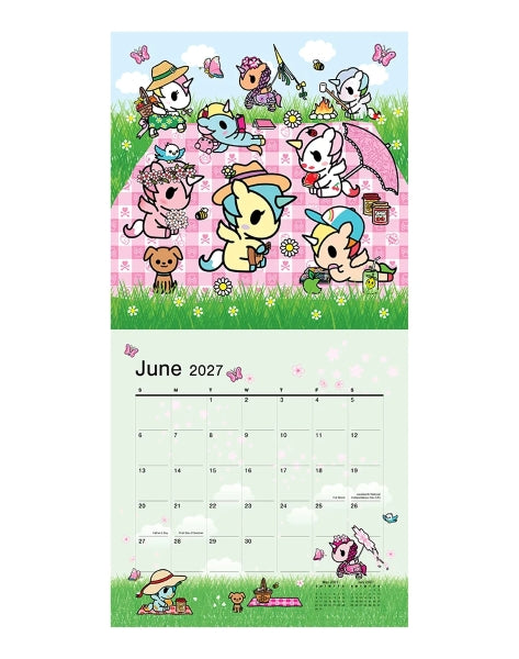 Tokidoki 2027 Wall Calendar