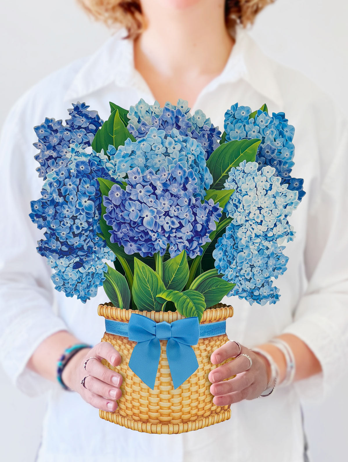 Hydrangeas Pop-Up Greeting Card