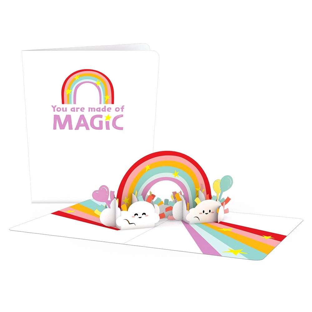 You Are Made of Magic Rainbow Pop-Up Card