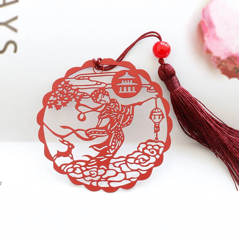 Moon Fairy Metal Bookmark