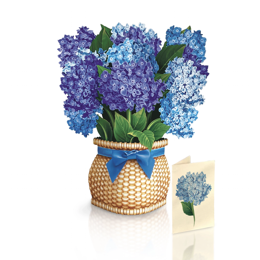 Hydrangeas Pop-Up Greeting Card