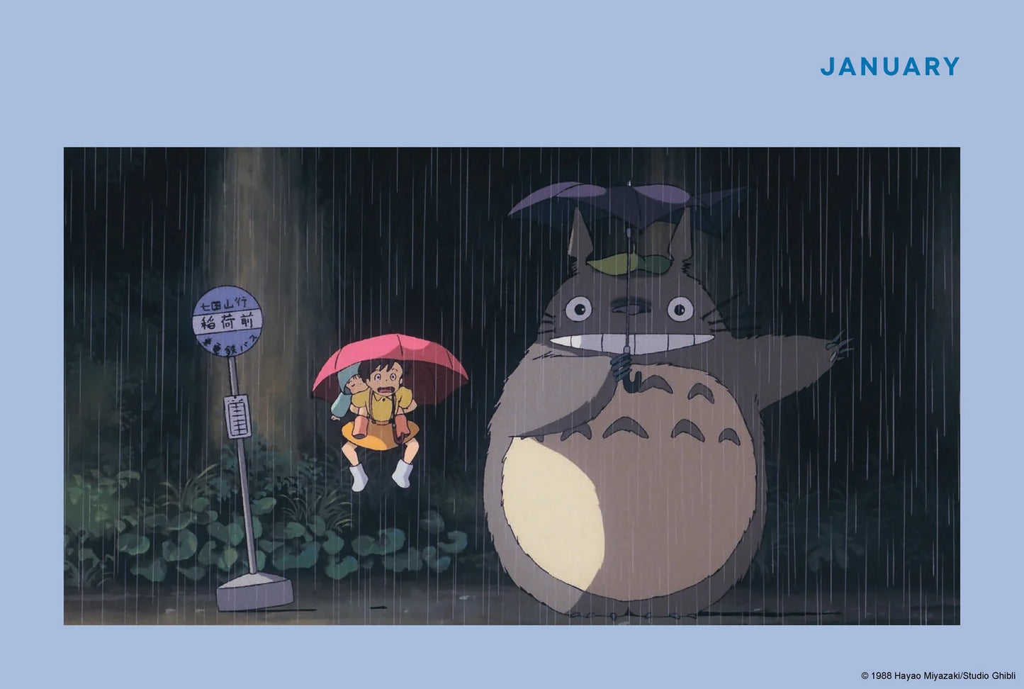 My Neighbor Totoro 2027 12-Month Weekly Planner