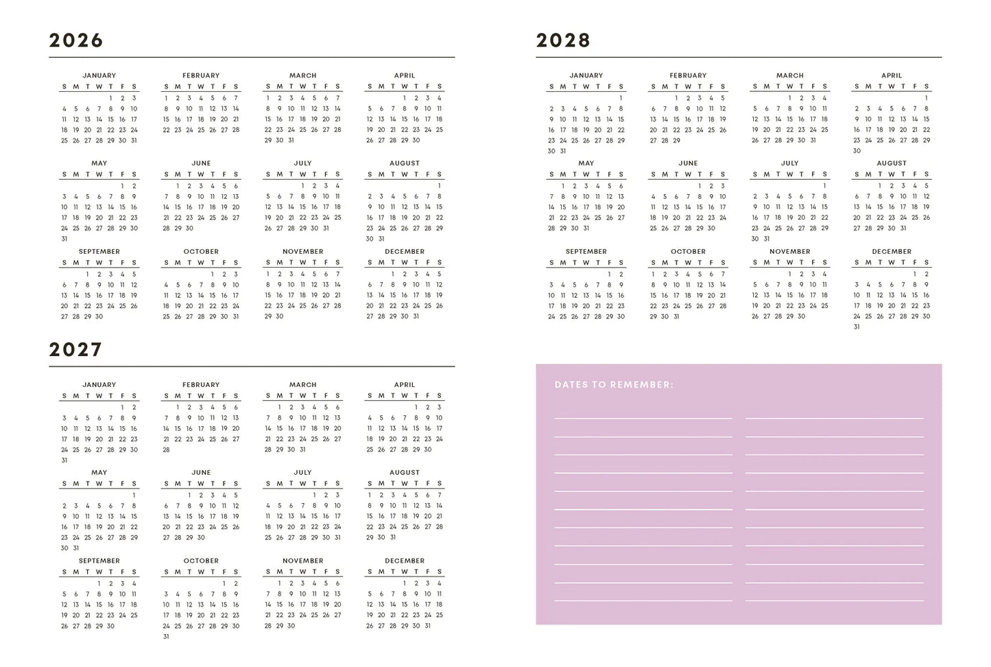 My Neighbor Totoro 2027 12-Month Weekly Planner