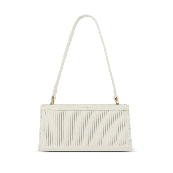 Pleated Cream Handbag