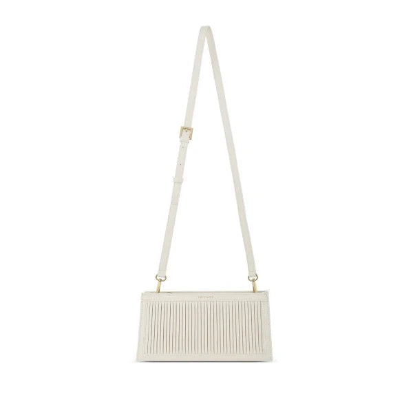 Pleated Cream Handbag