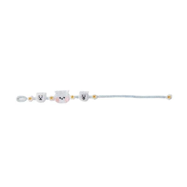 BT21 Embroidery Patch Bracelet