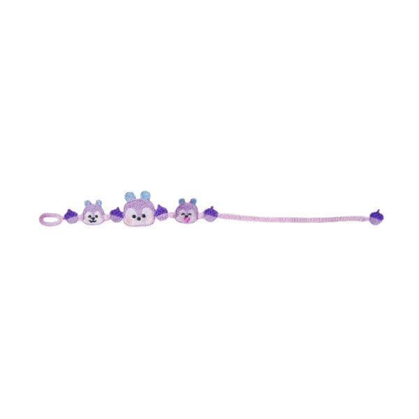 BT21 Embroidery Patch Bracelet