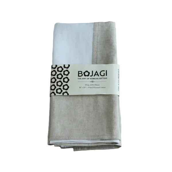 Bojagi Set of 2 Natural