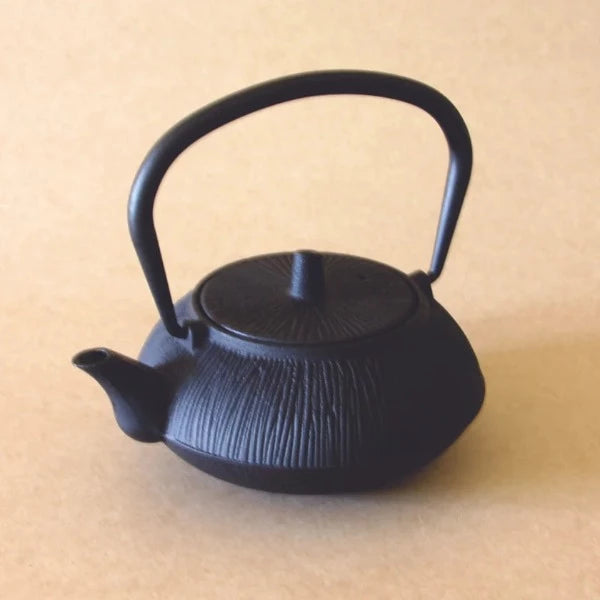 Teapot with Lines Black