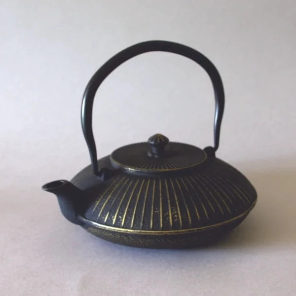 Teapot Saucer Form with Gold