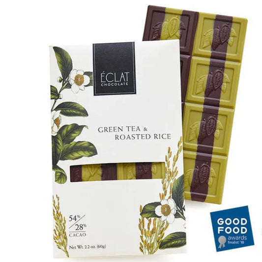 Green Tea & Toasted Rice Chocolate Bar