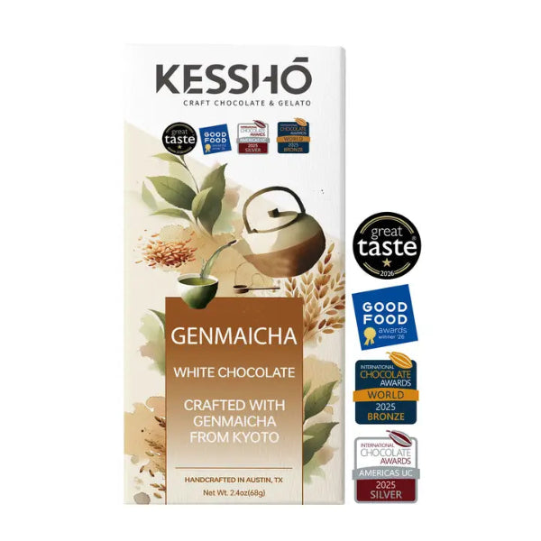 Genmaicha White Chocolate Bar